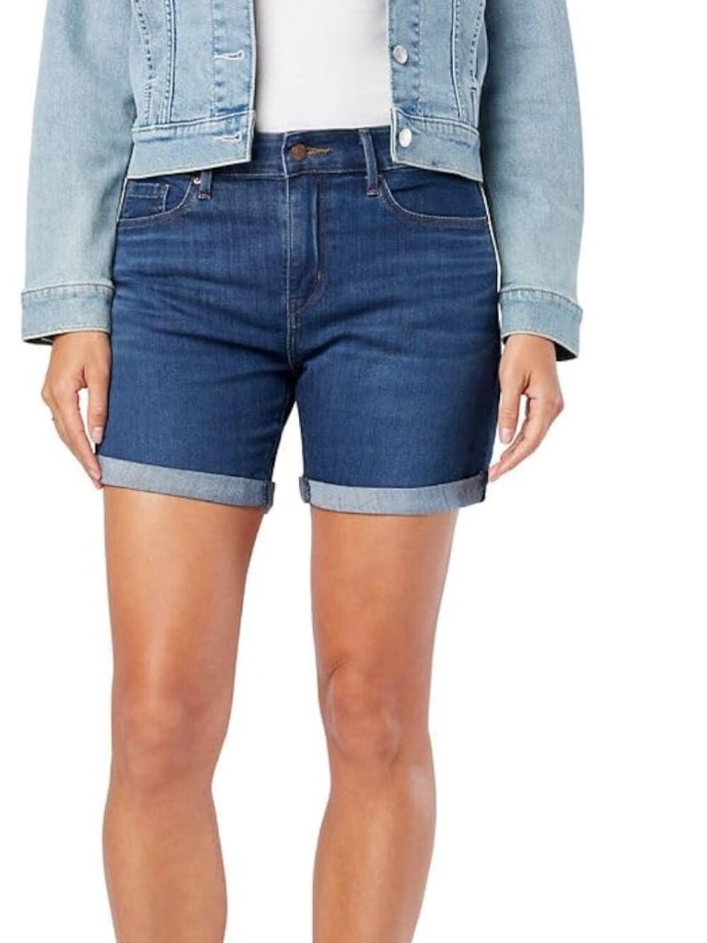 Levi Signature Denim Shorts (10)